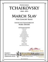 March Slav Concert Band sheet music cover